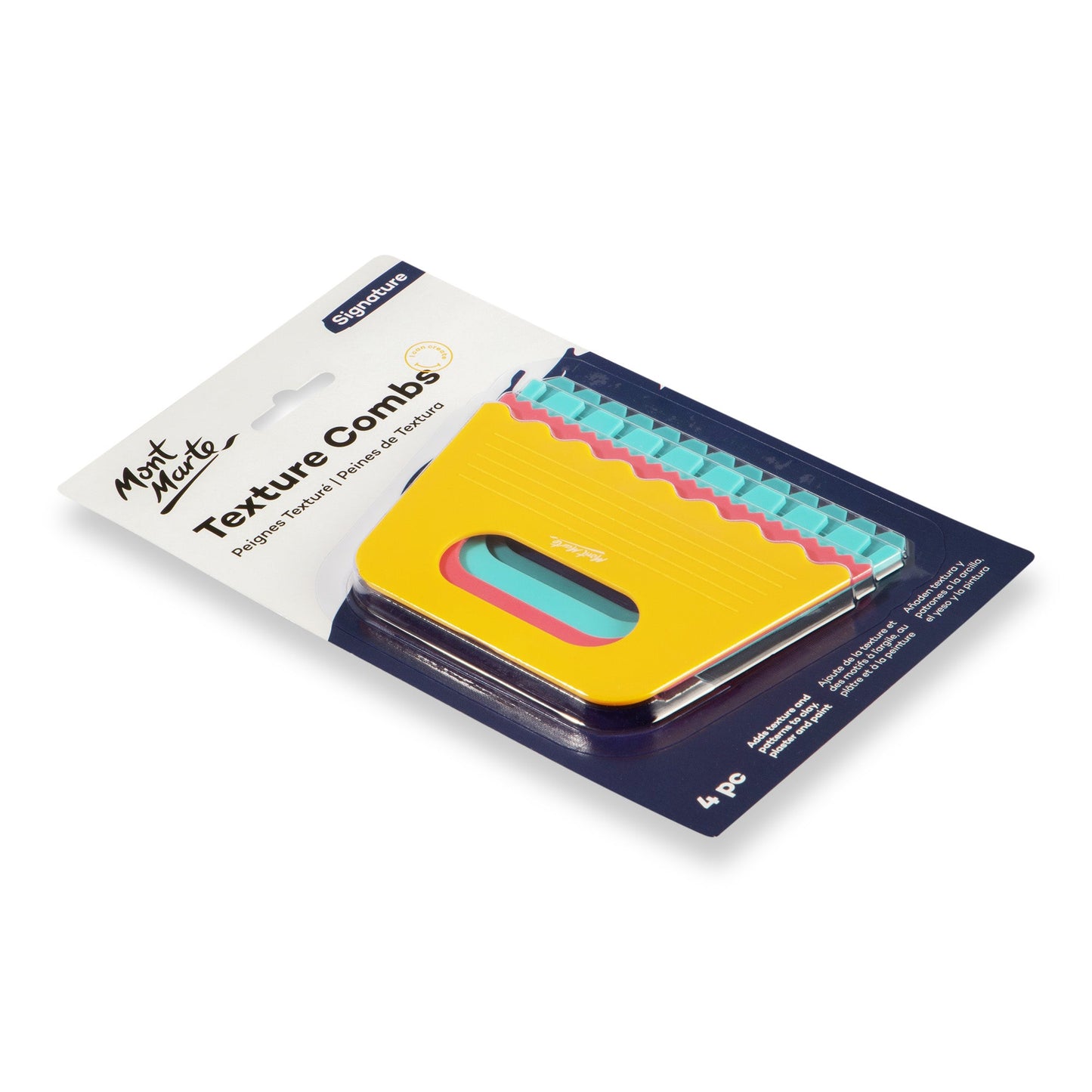 Mont Marte Texture Comb Set 4pc