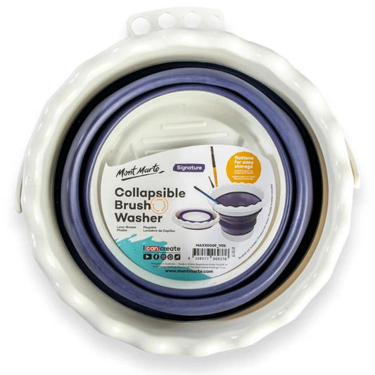 Mont Marte Collapsible Brush Washer Round 20cm