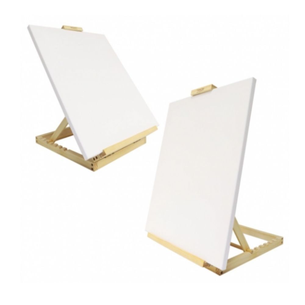 Mont Marte Pine Desk Easel - Small Reclinable Tabletop Style