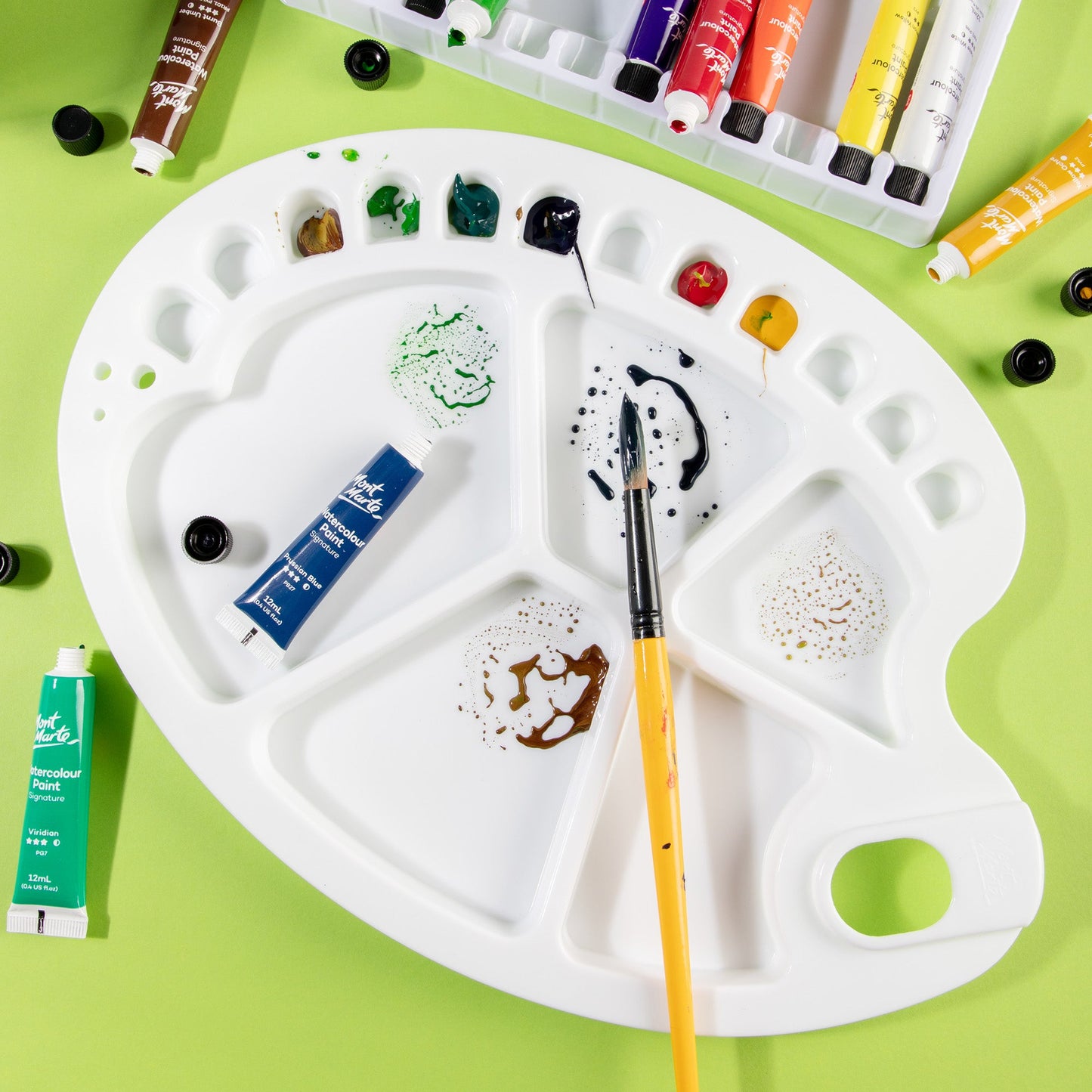 Mont Marte Palette - Oval Plastic