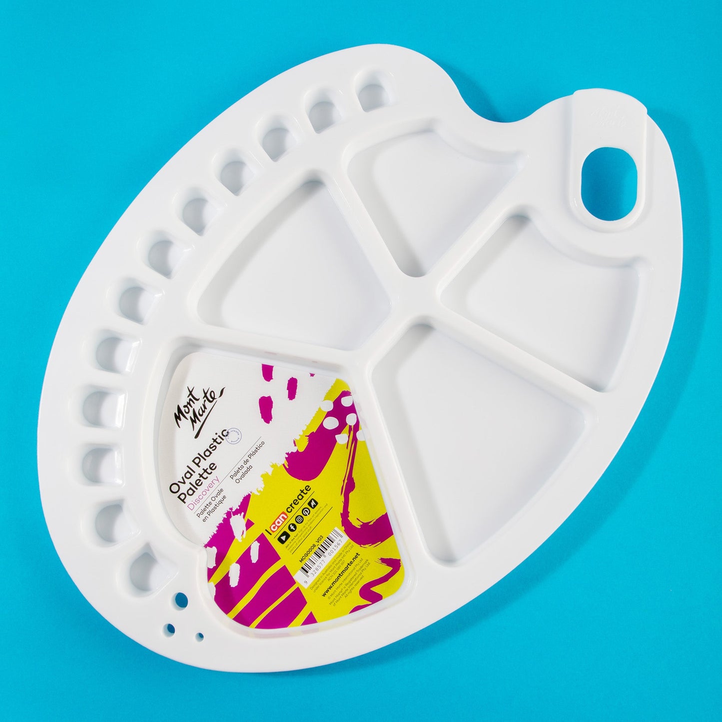 Mont Marte Palette - Oval Plastic