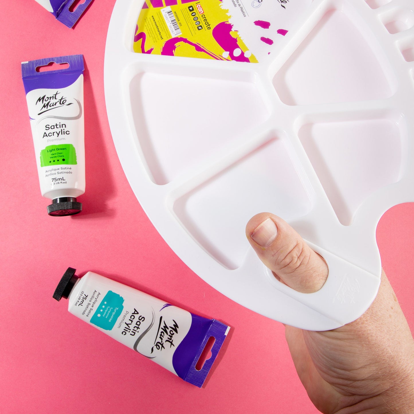 Mont Marte Palette - Oval Plastic