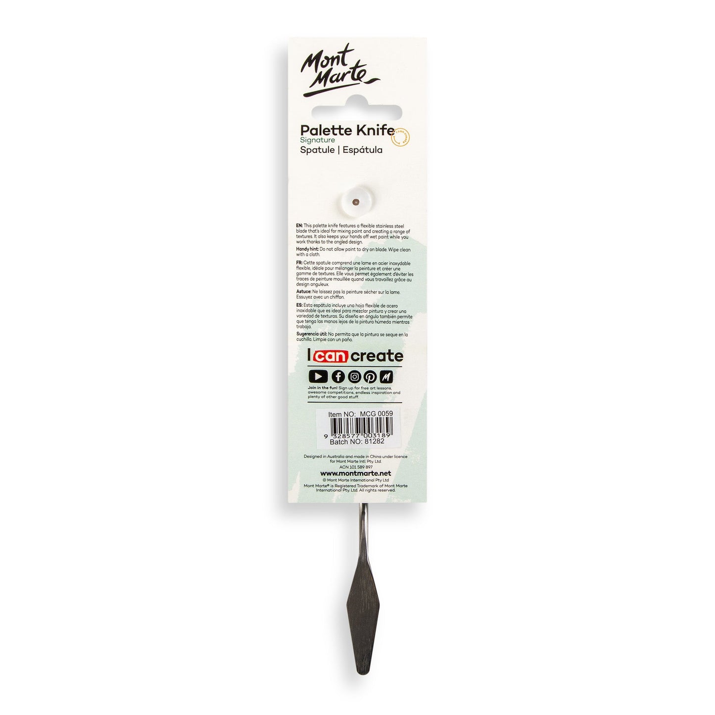 Mont Marte Palette Knife No. 4