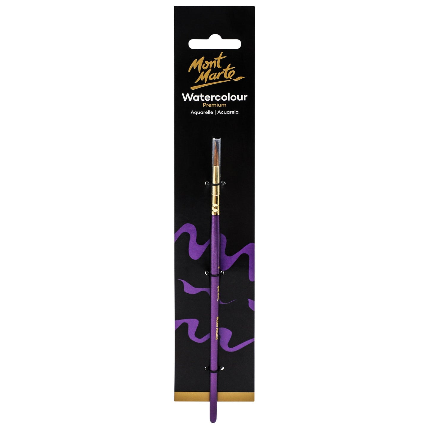 Mont Marte Artist Brush Sable Round 4