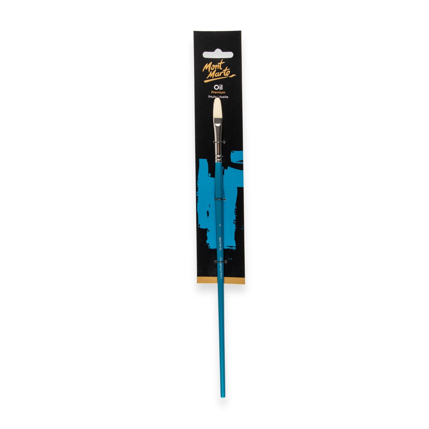 Mont Marte Artist Brush Oil Chungking Filbert 6