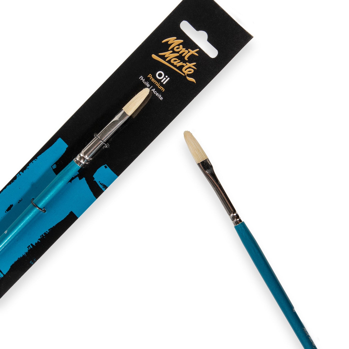 Mont Marte Artist Brush Oil Chungking Filbert 6