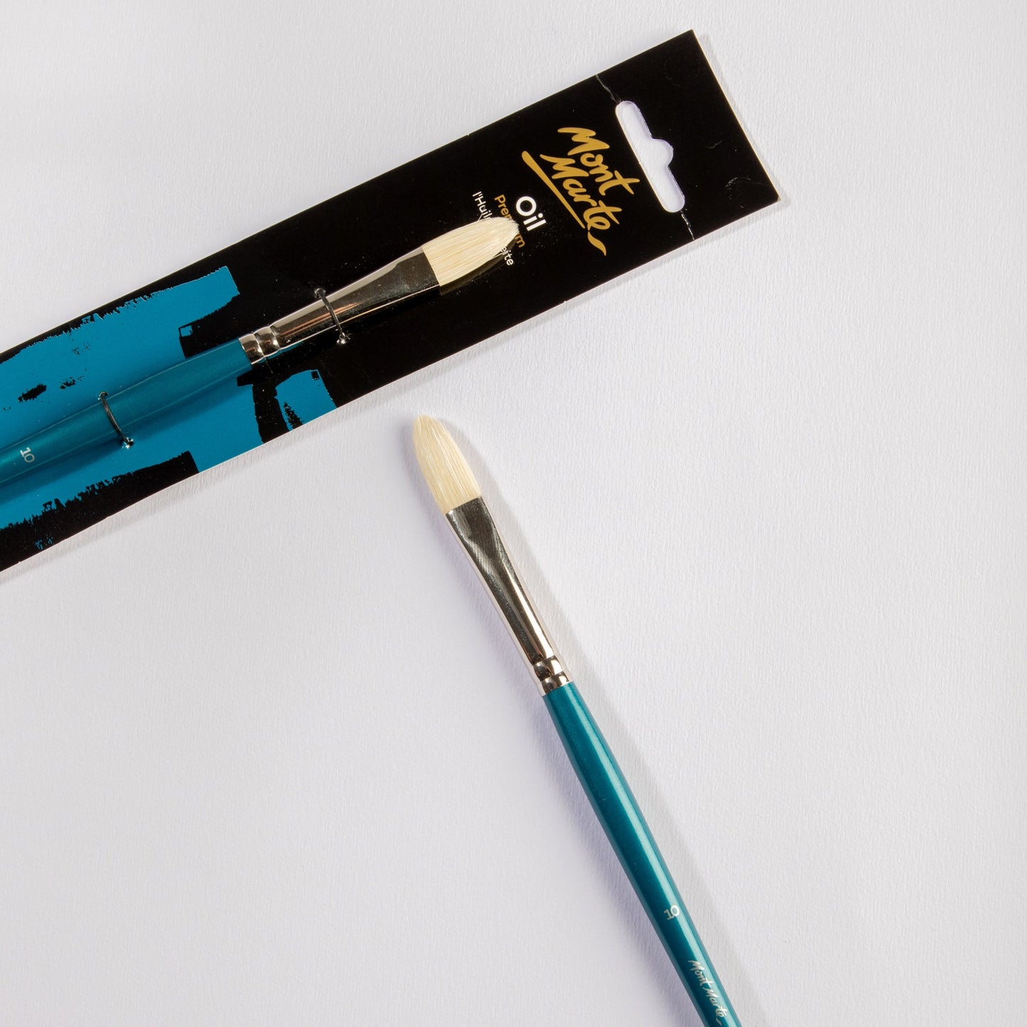 Mont Marte Artist Brush Oil Chungking Filbert 10