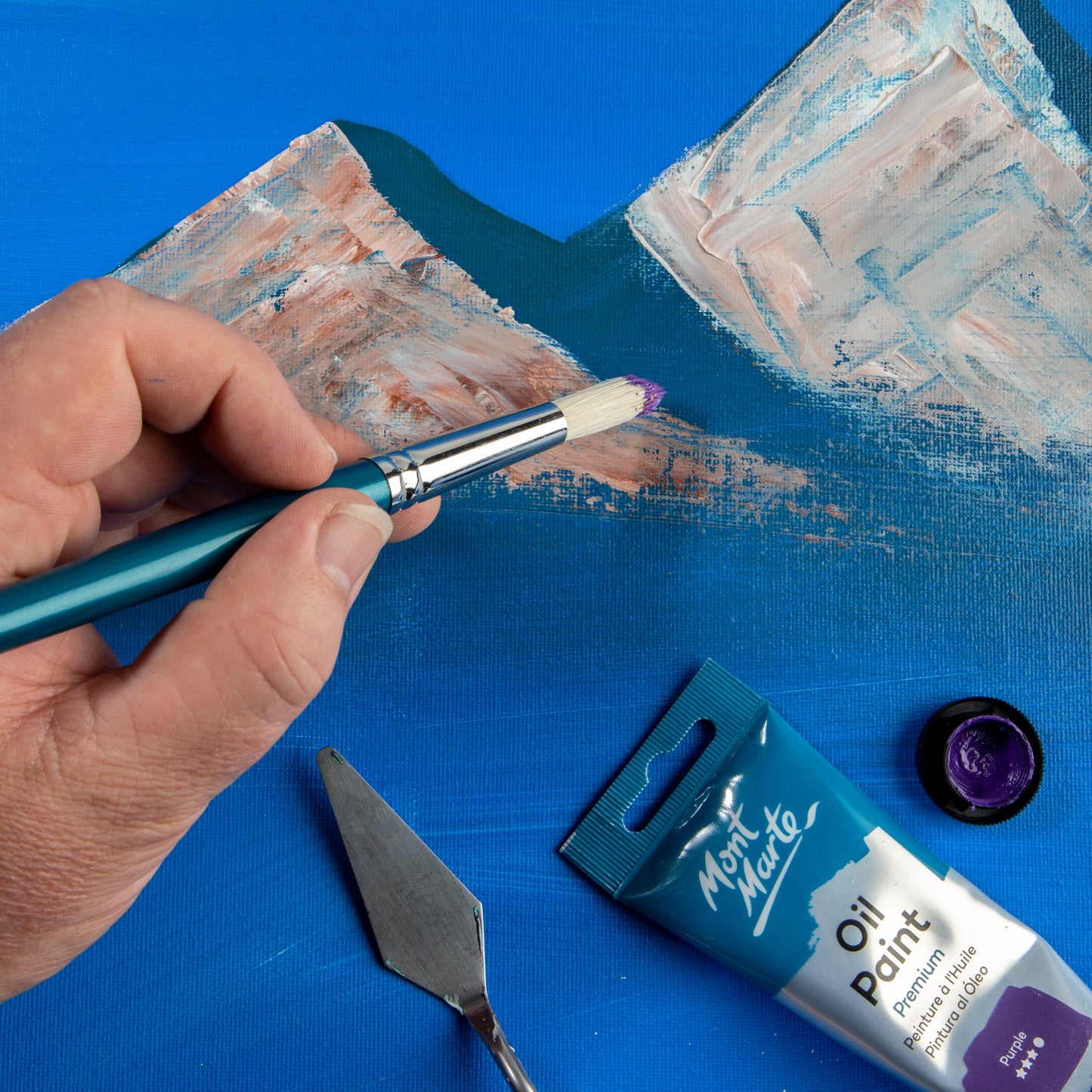 Mont Marte Artist Brush Oil Chungking Round 16