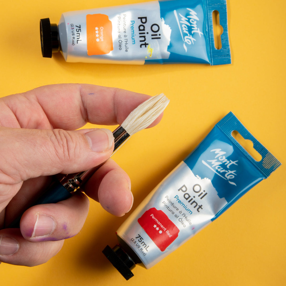Mont Marte Artist Brush Oil Chungking Round 16