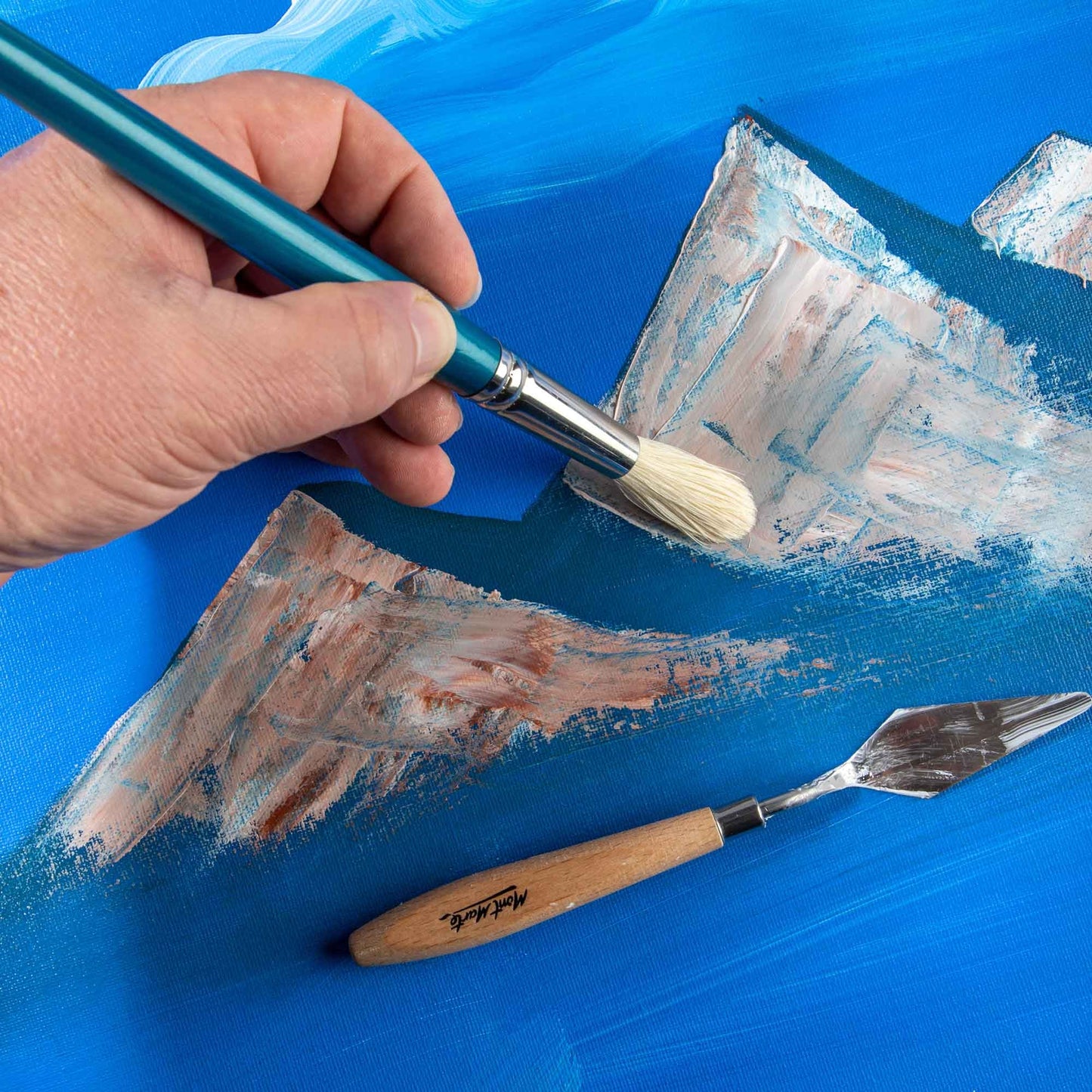 Mont Marte Artist Brush Oil Chungking Round 24