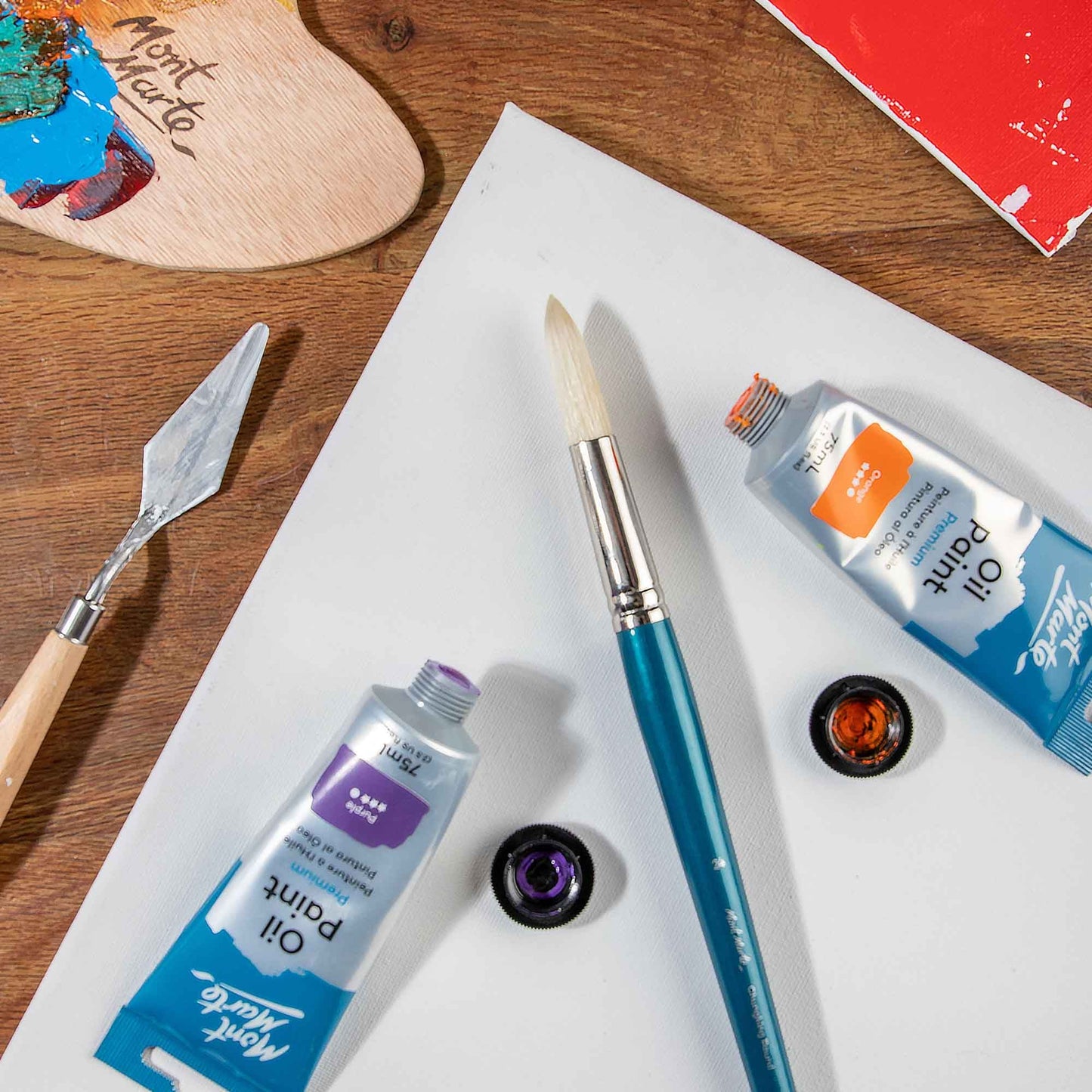 Mont Marte Artist Brush Oil Chungking Round 24