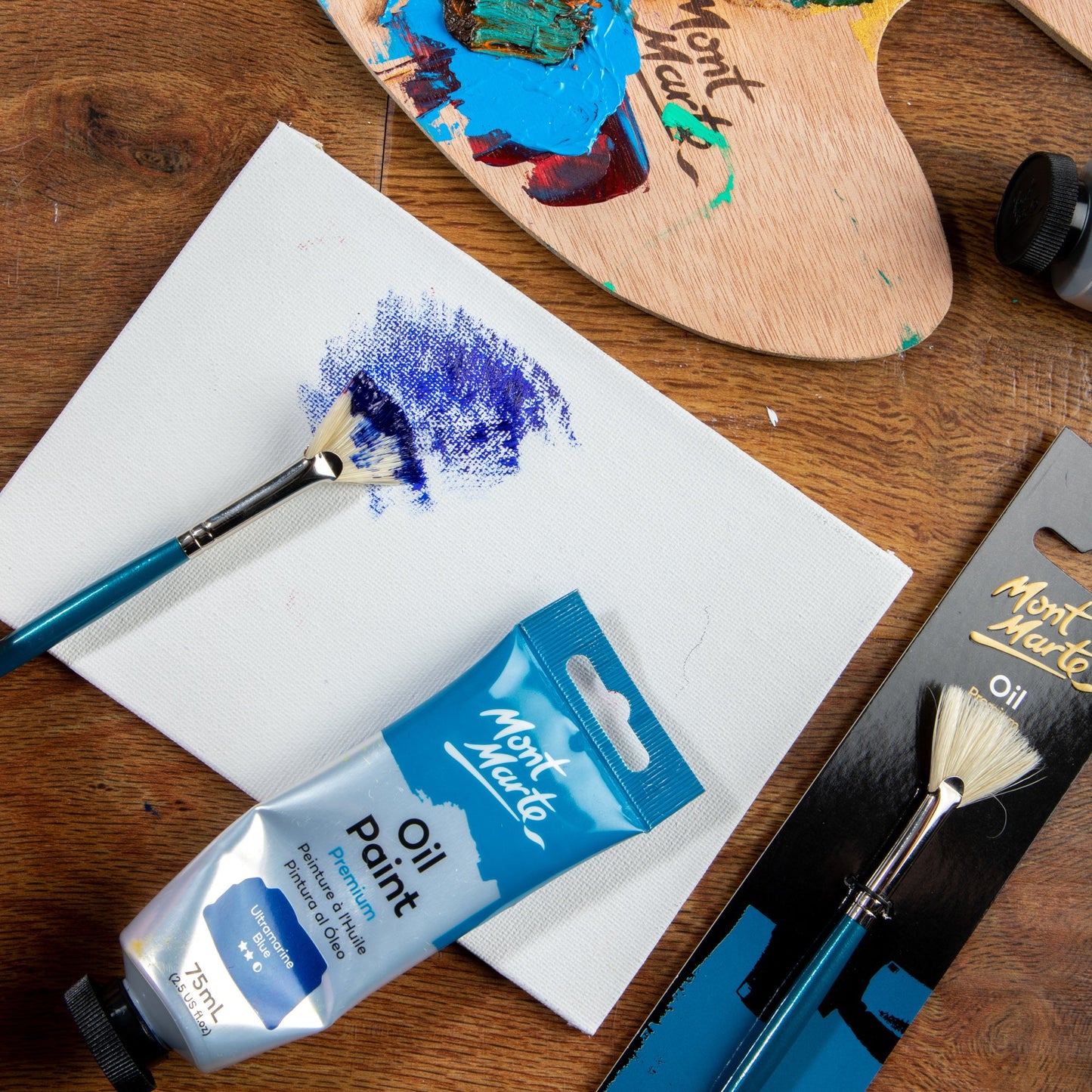 Mont Marte Artist Brush Oil Chungking Brush Fan 4