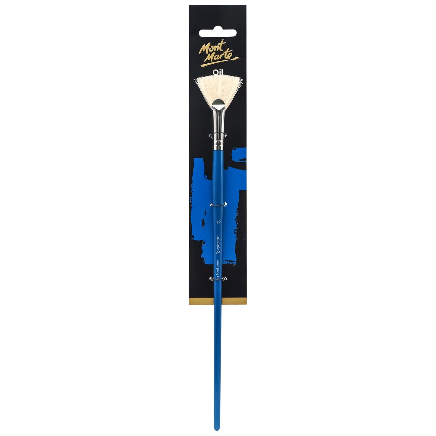 Mont Marte Artist Brush Oil Chungking Brush Fan 12