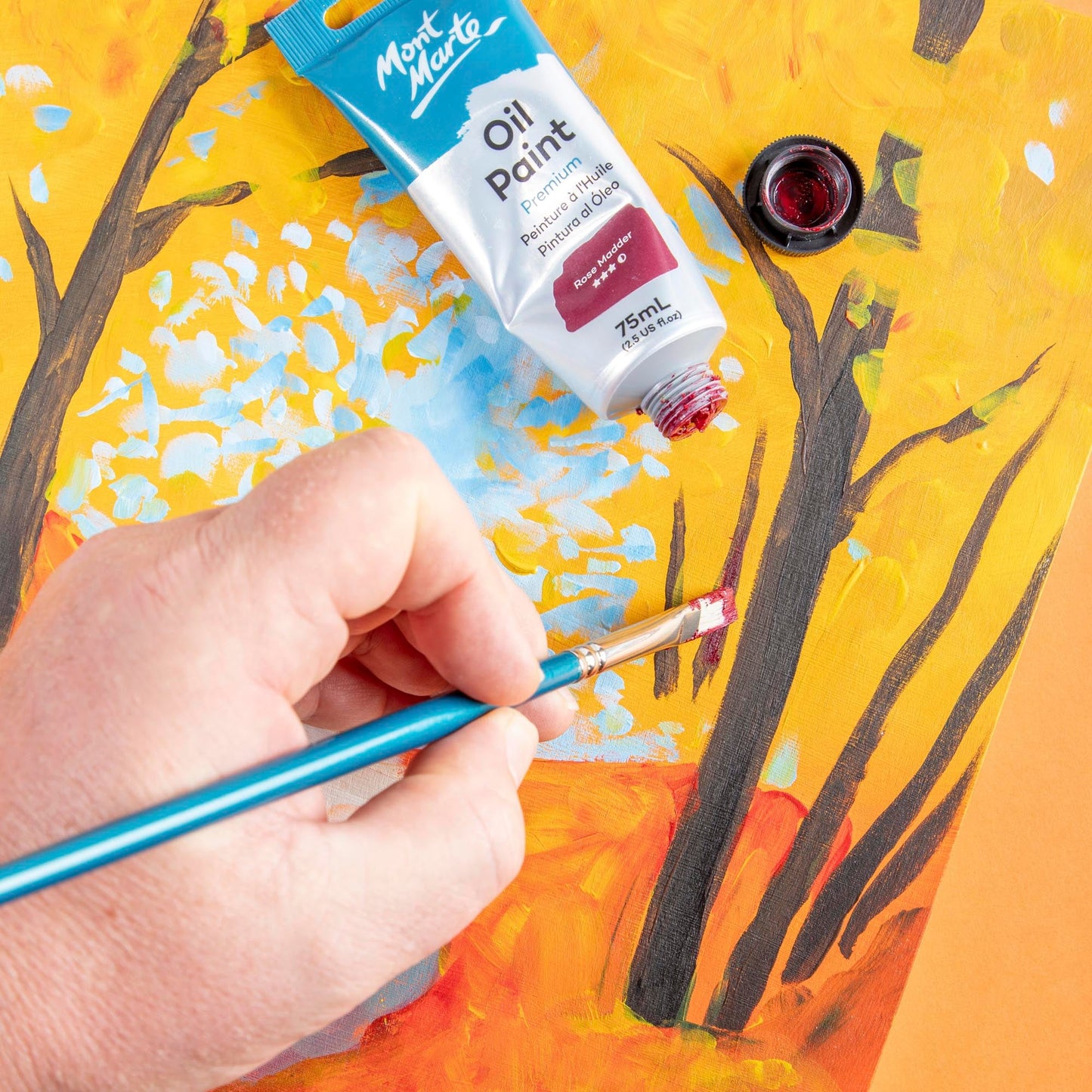 Mont Marte Artist Brush Oil Chungking Bright 6