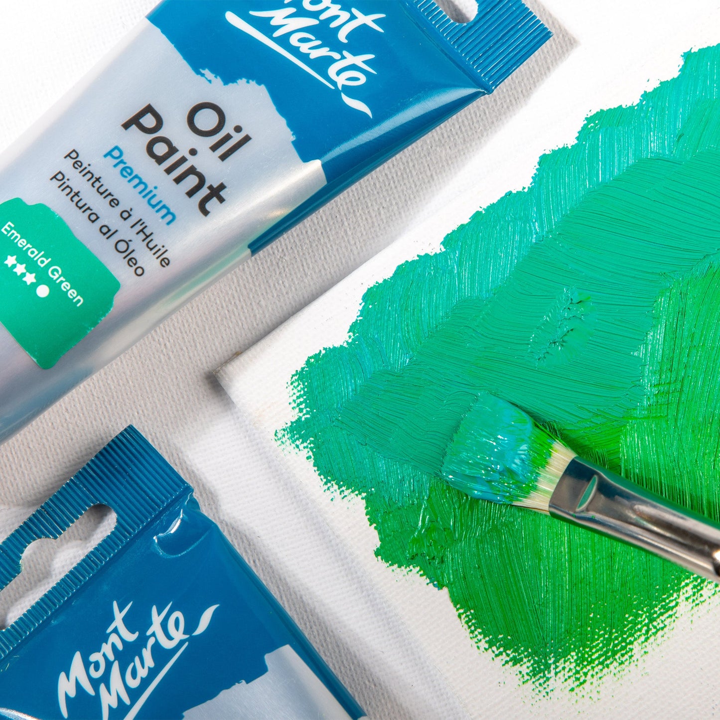 Mont Marte Artist Brush Oil Chungking Flat 10