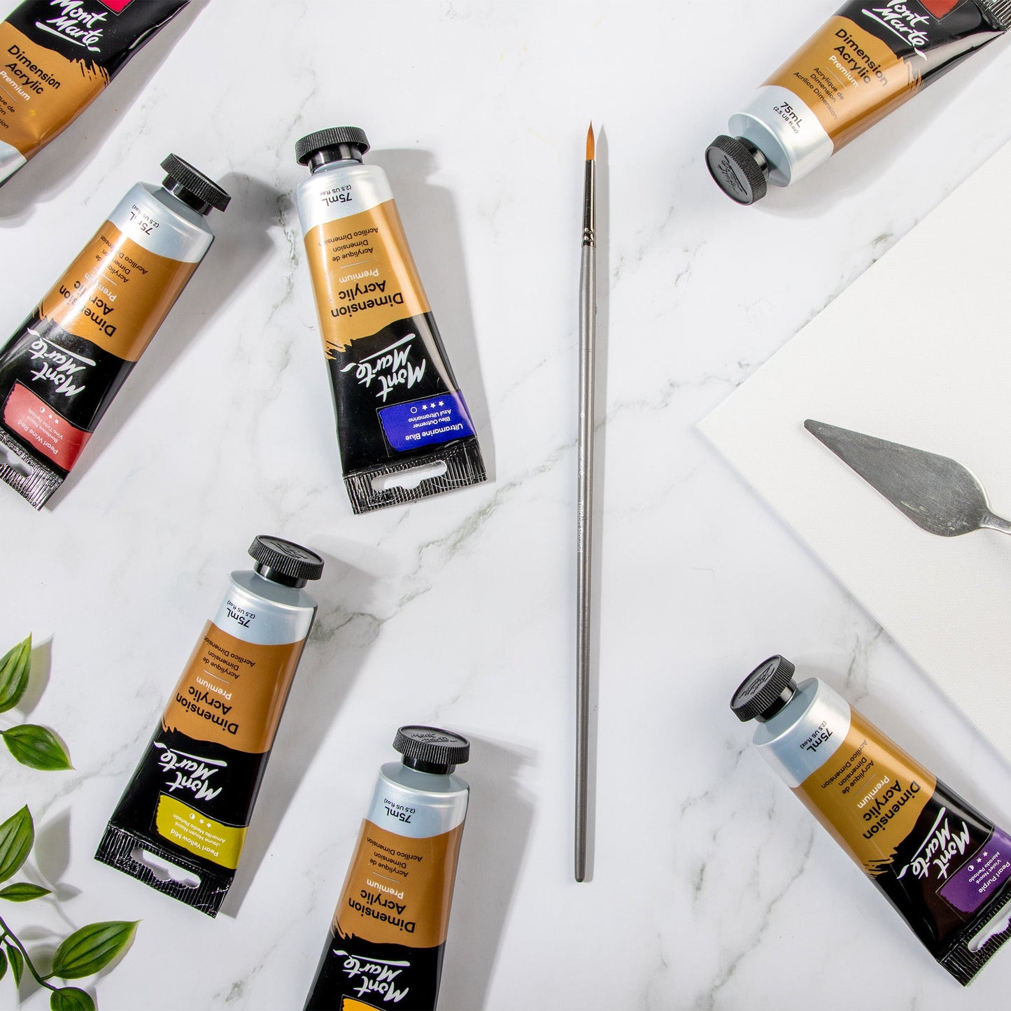 Mont Marte Artist Brush Acrylic Taklon Round 6