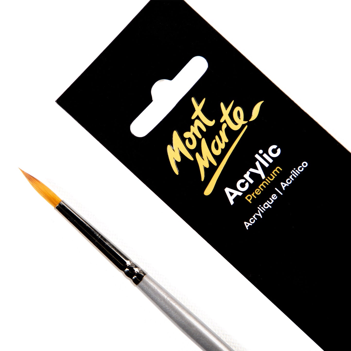 Mont Marte Artist Brush Acrylic Taklon Round 6