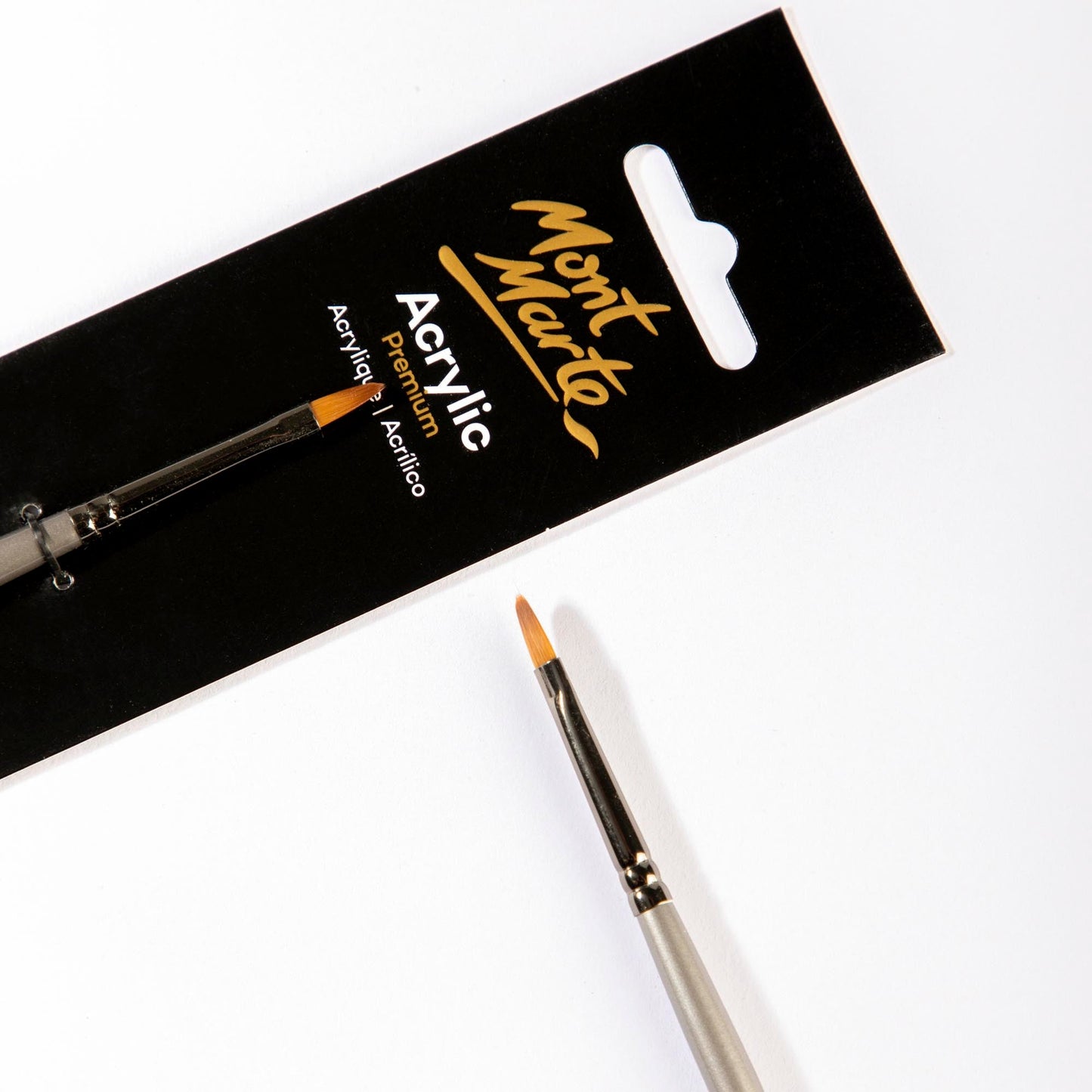 Mont Marte Artist Brush Acrylic Taklon Filbert 2