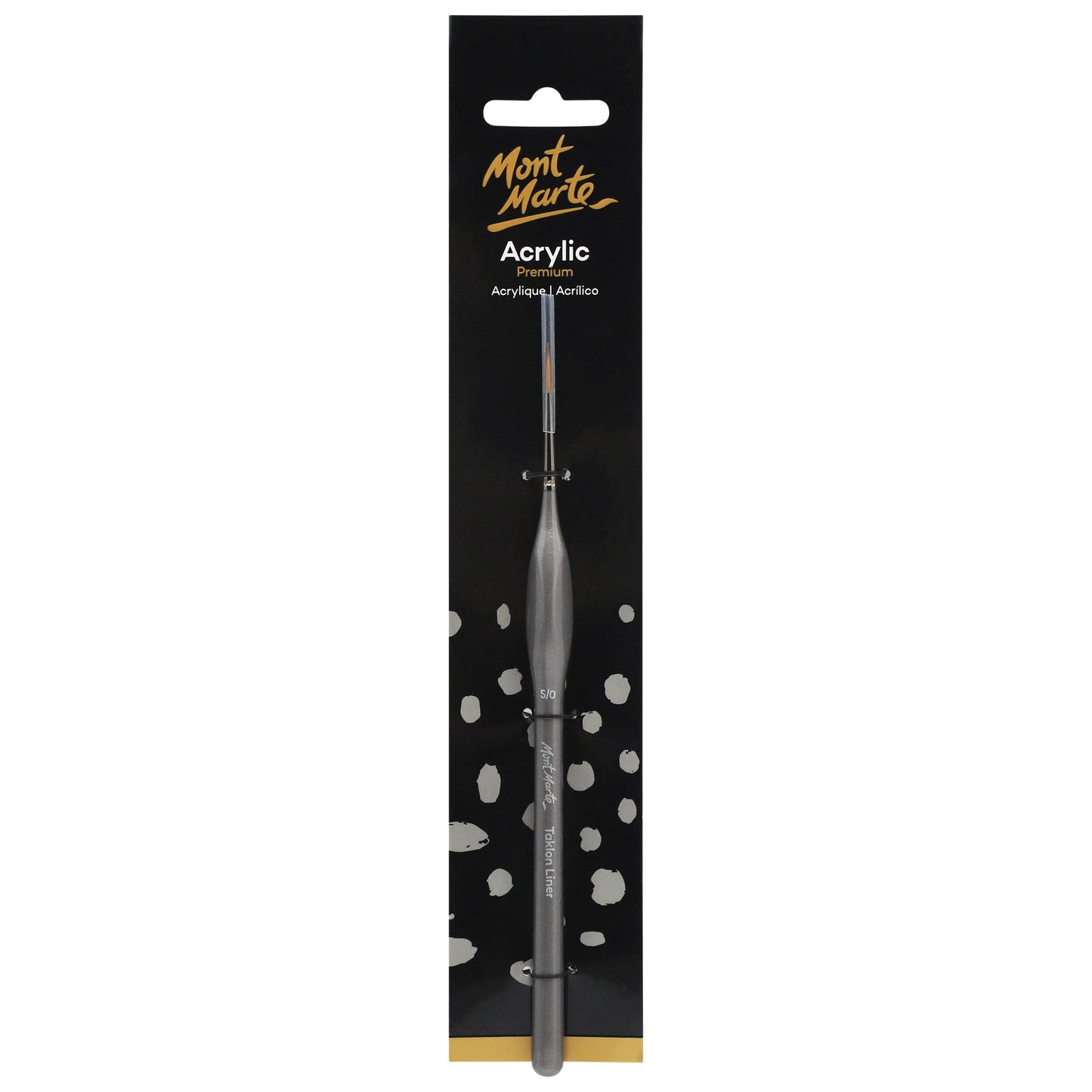 Mont Marte Artist Brush Acrylic Taklon Liner 5/0