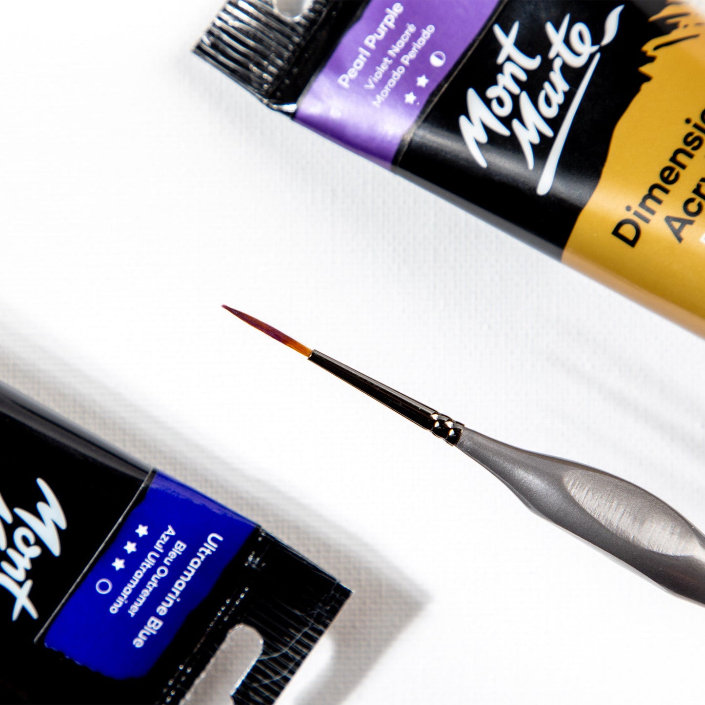 Mont Marte Artist Brush Acrylic Taklon Liner 2/0