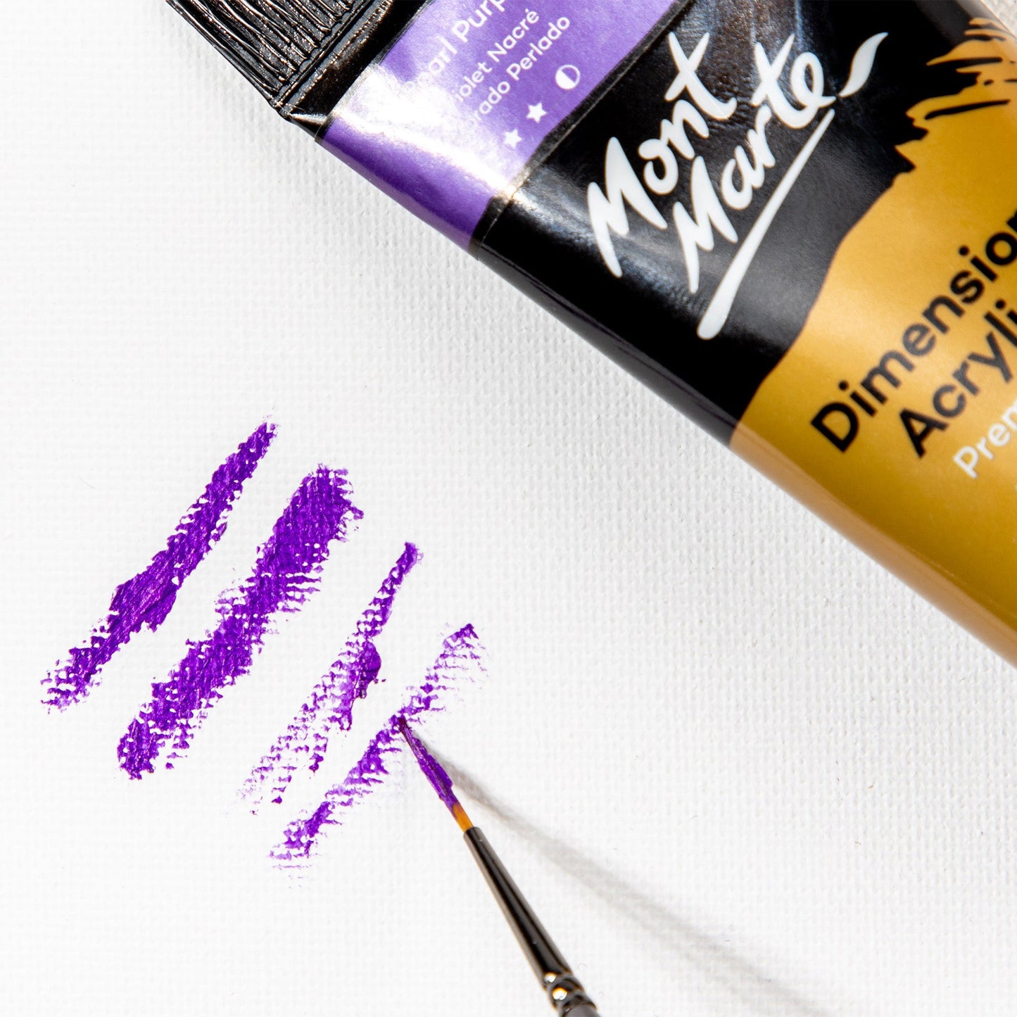 Mont Marte Artist Brush Acrylic Taklon Liner 2/0
