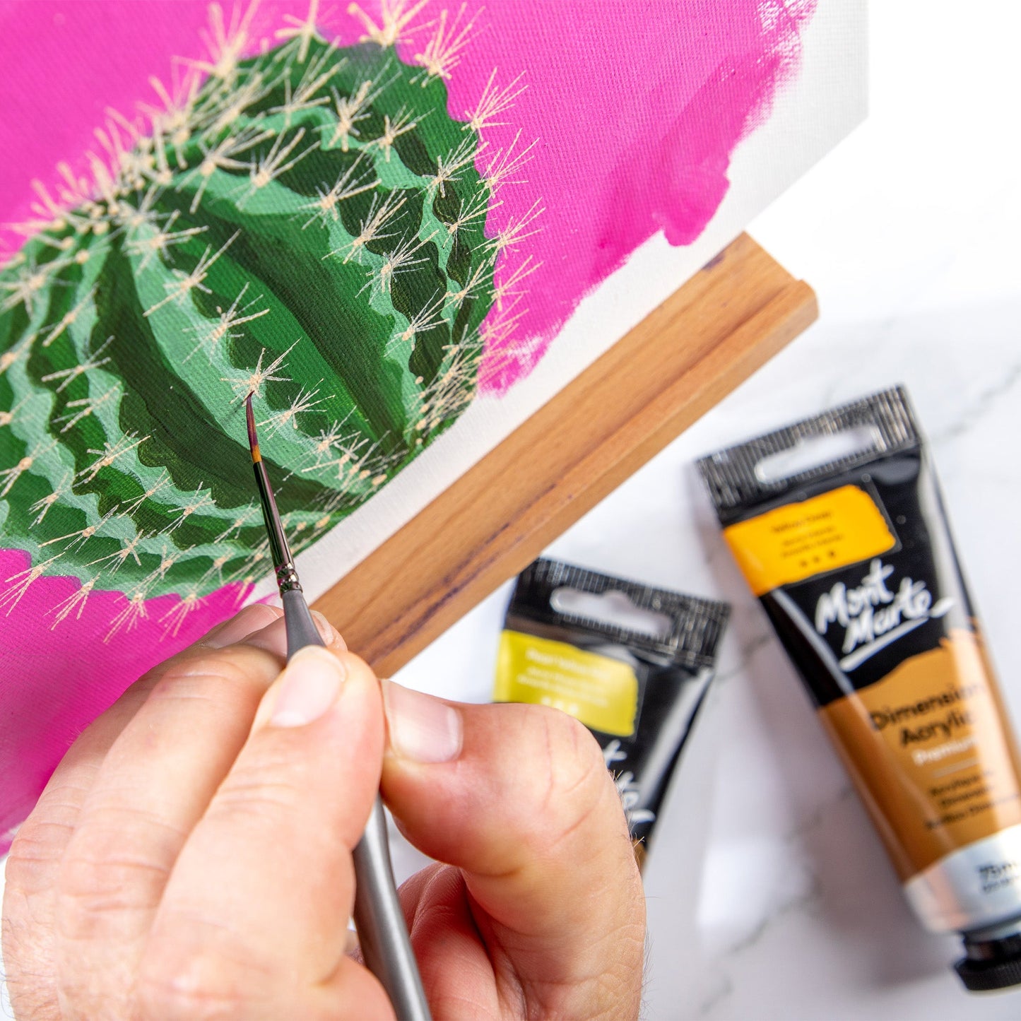 Mont Marte Artist Brush Acrylic Taklon Liner 2/0