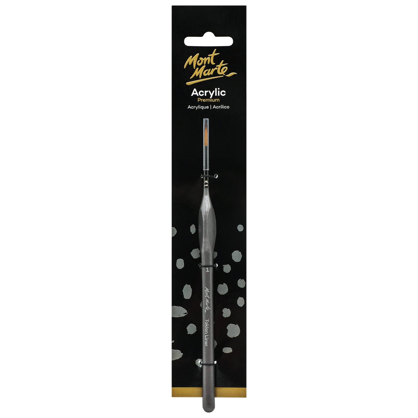 Mont Marte Artist Brush Acrylic Taklon Liner 1