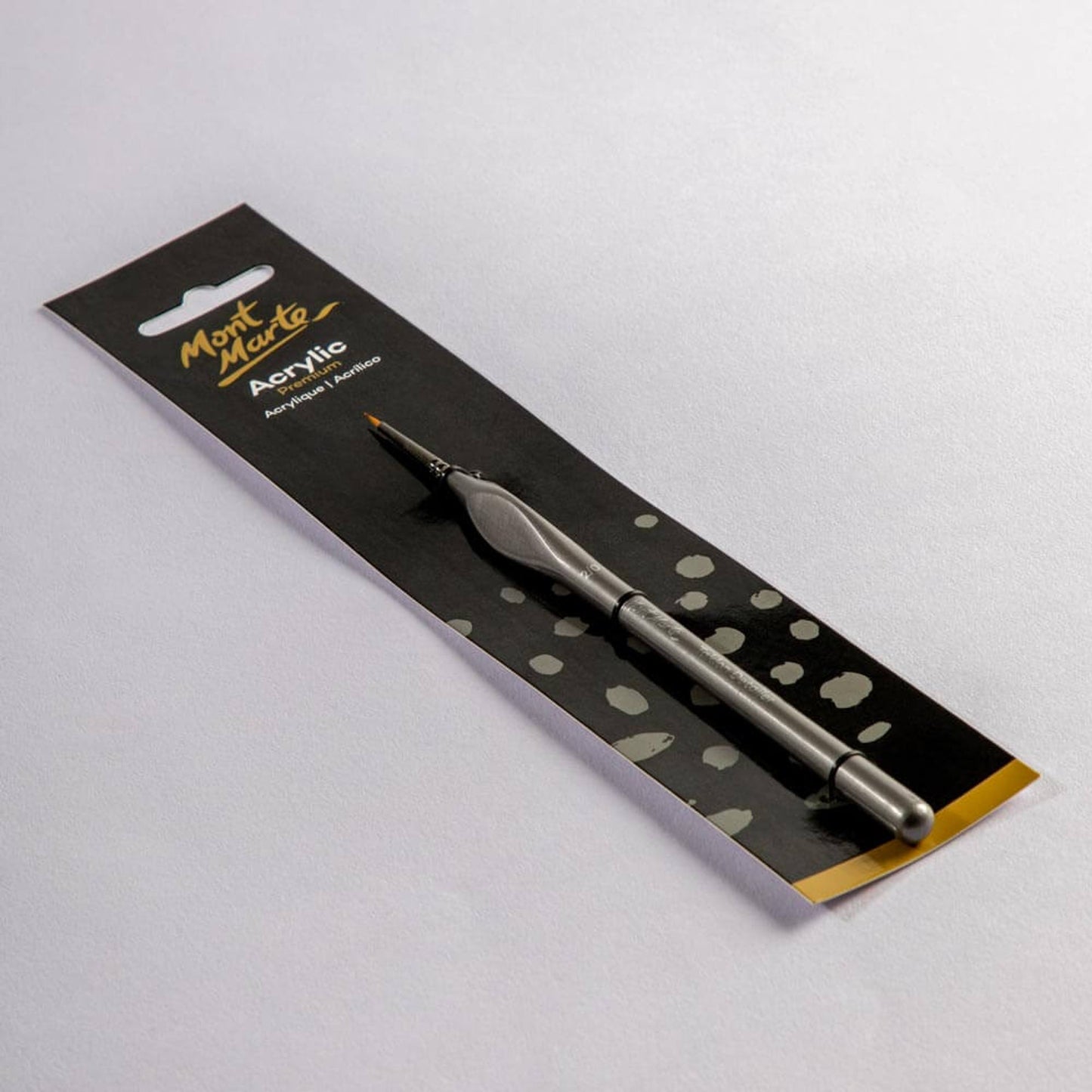 Mont Marte Artist Brush Acrylic Taklon Detailer 2/0
