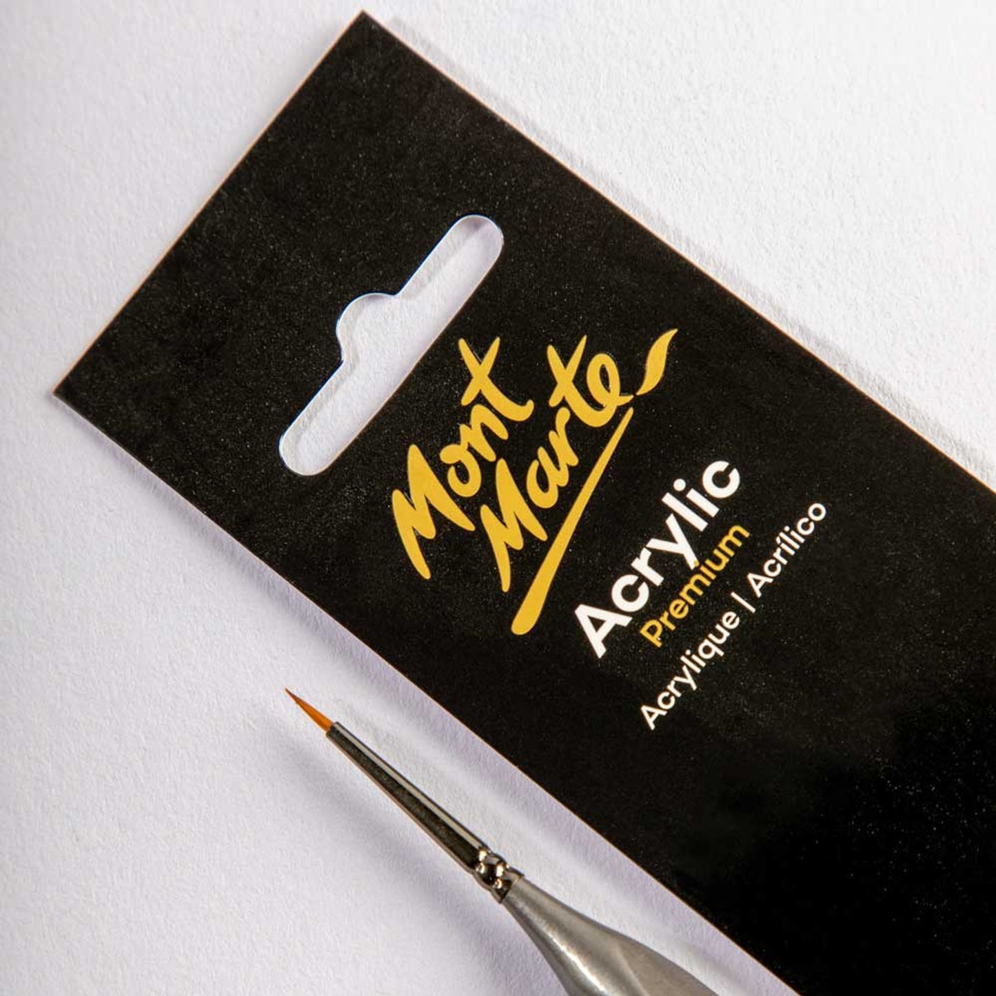 Mont Marte Artist Brush Acrylic Taklon Detailer 2/0