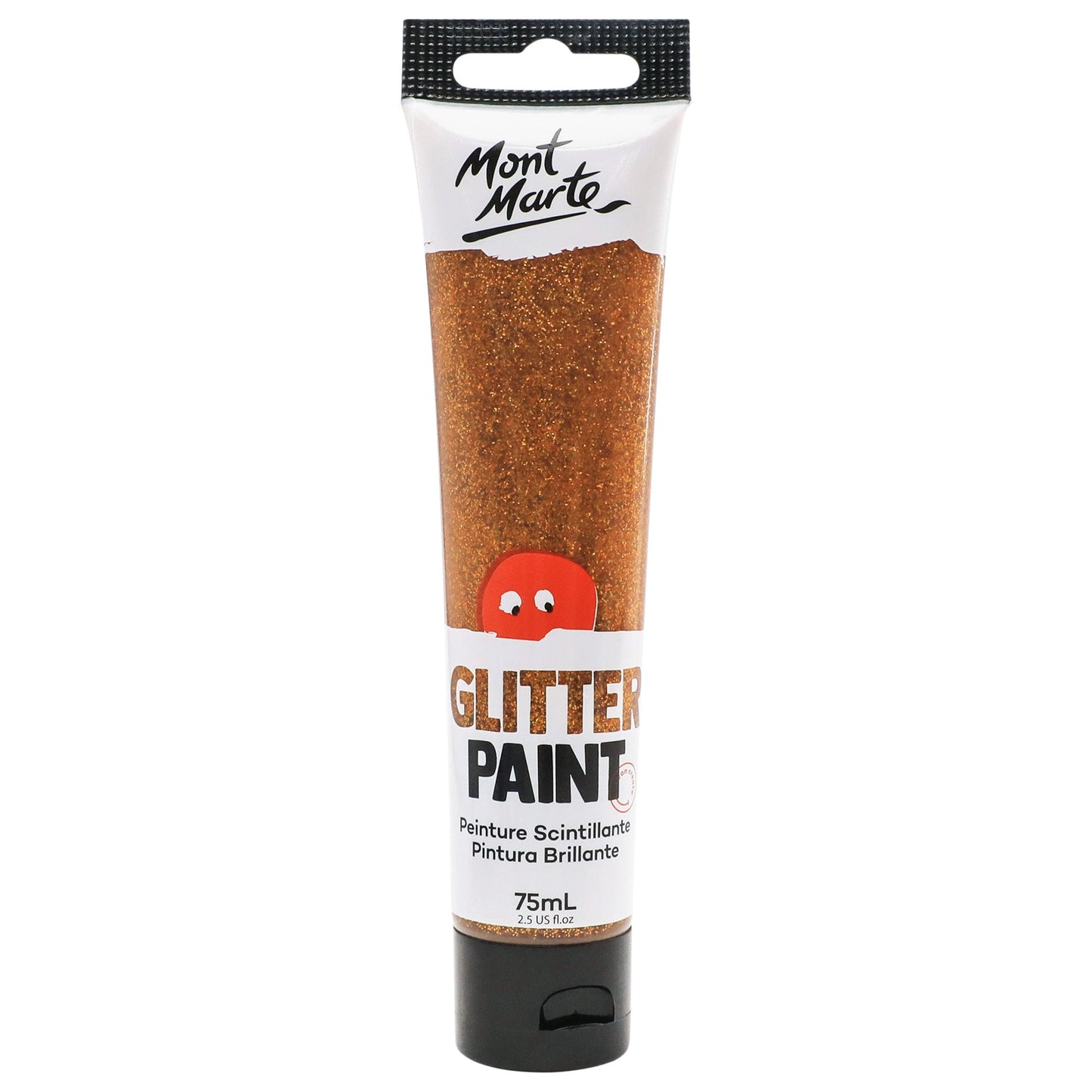 Mont Marte Kids - Glitter Paint 75ml - Orange