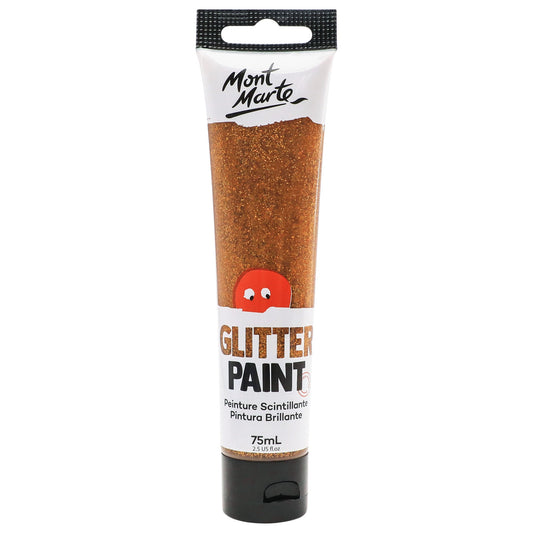 Mont Marte Kids - Glitter Paint 75ml - Orange