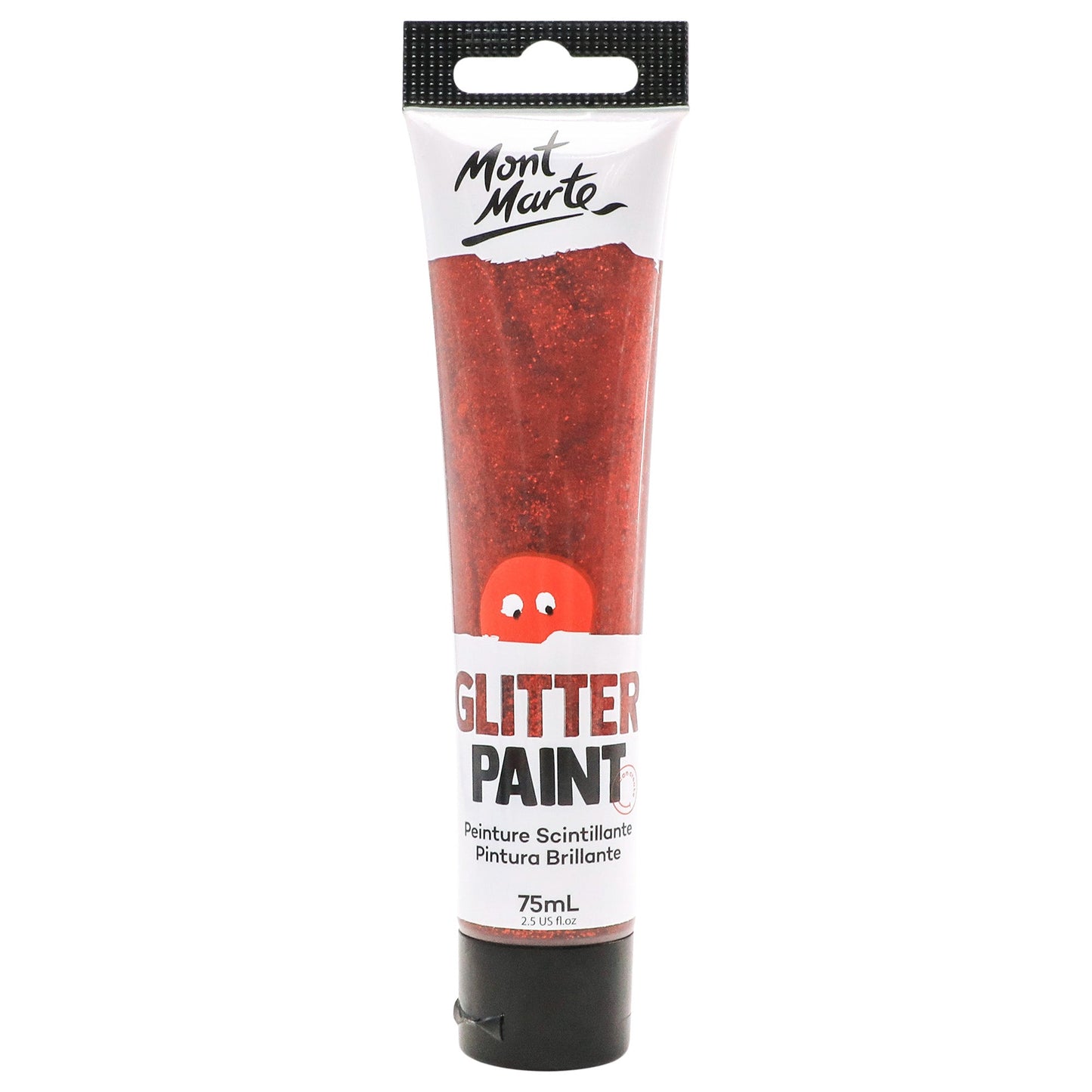Mont Marte Kids - Glitter Paint 75ml - Red