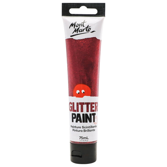 Mont Marte Kids - Glitter Paint 75ml - Hot Pink