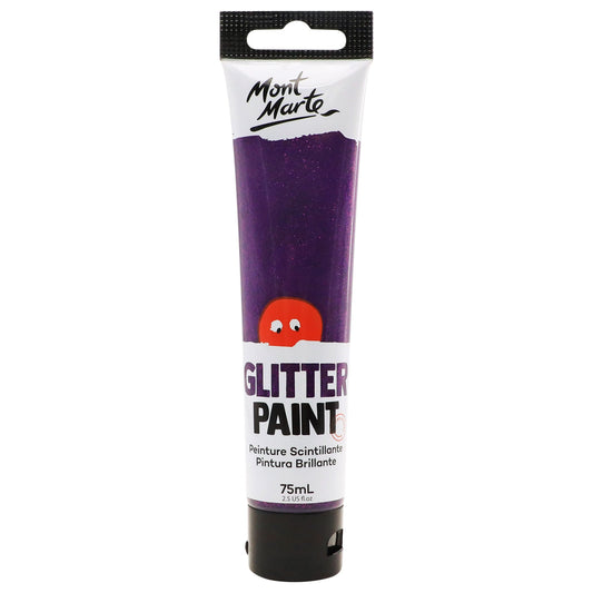 Mont Marte Kids - Glitter Paint 75ml - Purple