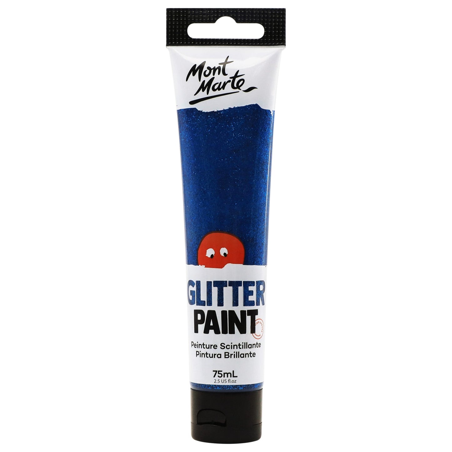 Mont Marte Kids - Glitter Paint 75ml - Dark Blue