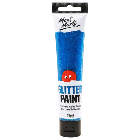 Mont Marte Kids - Glitter Paint 75ml - Light Blue