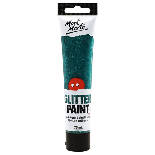 Mont Marte Kids - Glitter Paint 75ml - Turquoise