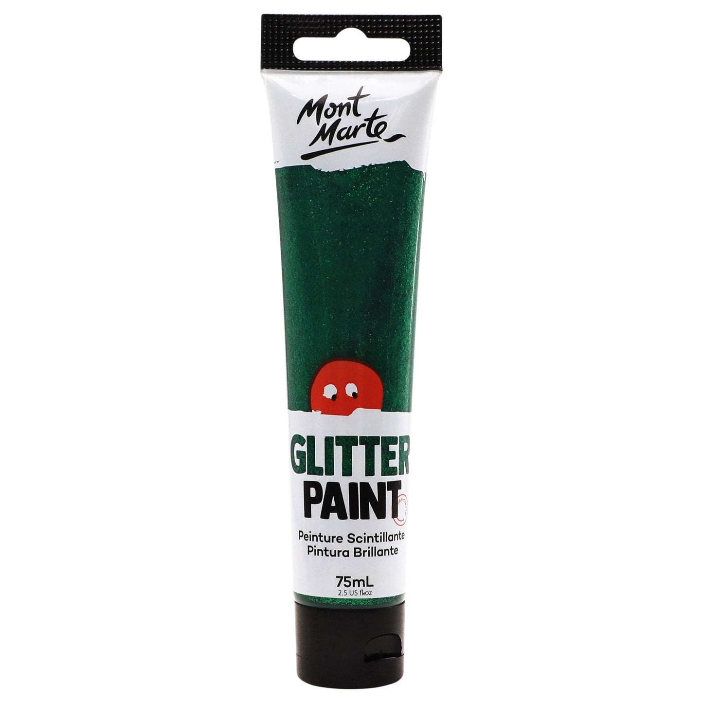 Mont Marte Kids - Glitter Paint 75ml - Dark Green