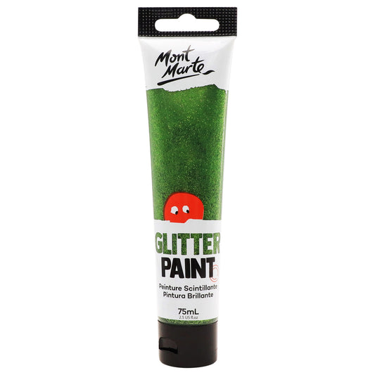 Mont Marte Kids - Glitter Paint 75ml - Light Green