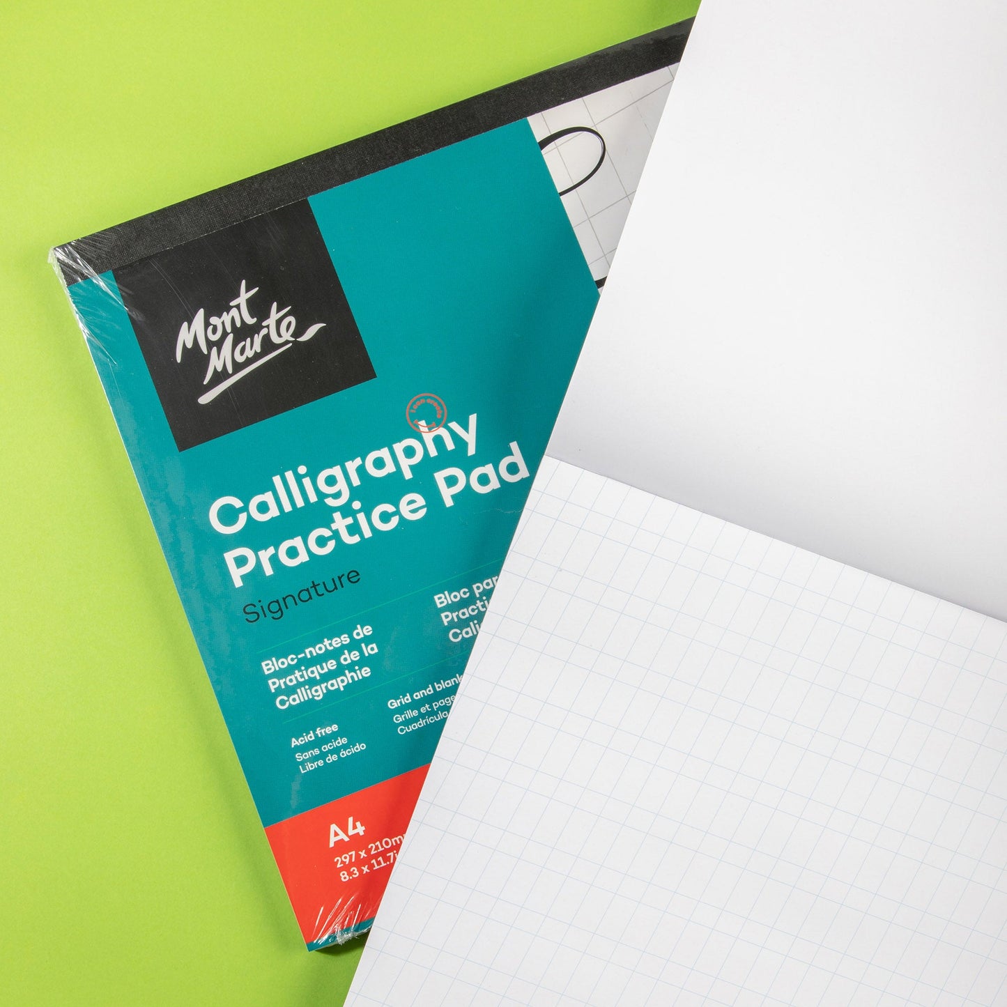 Mont Marte Calligraphy Workbook A4 70gsm 50 Sheet