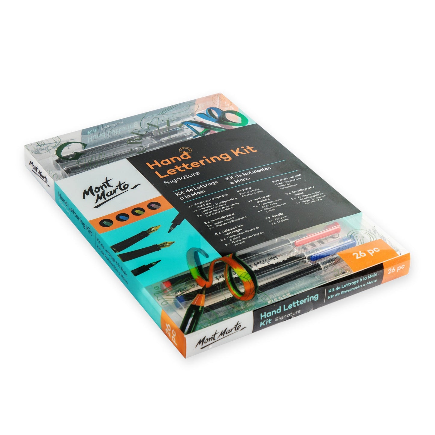 Mont Marte Signature Hand Lettering Kit 26pc