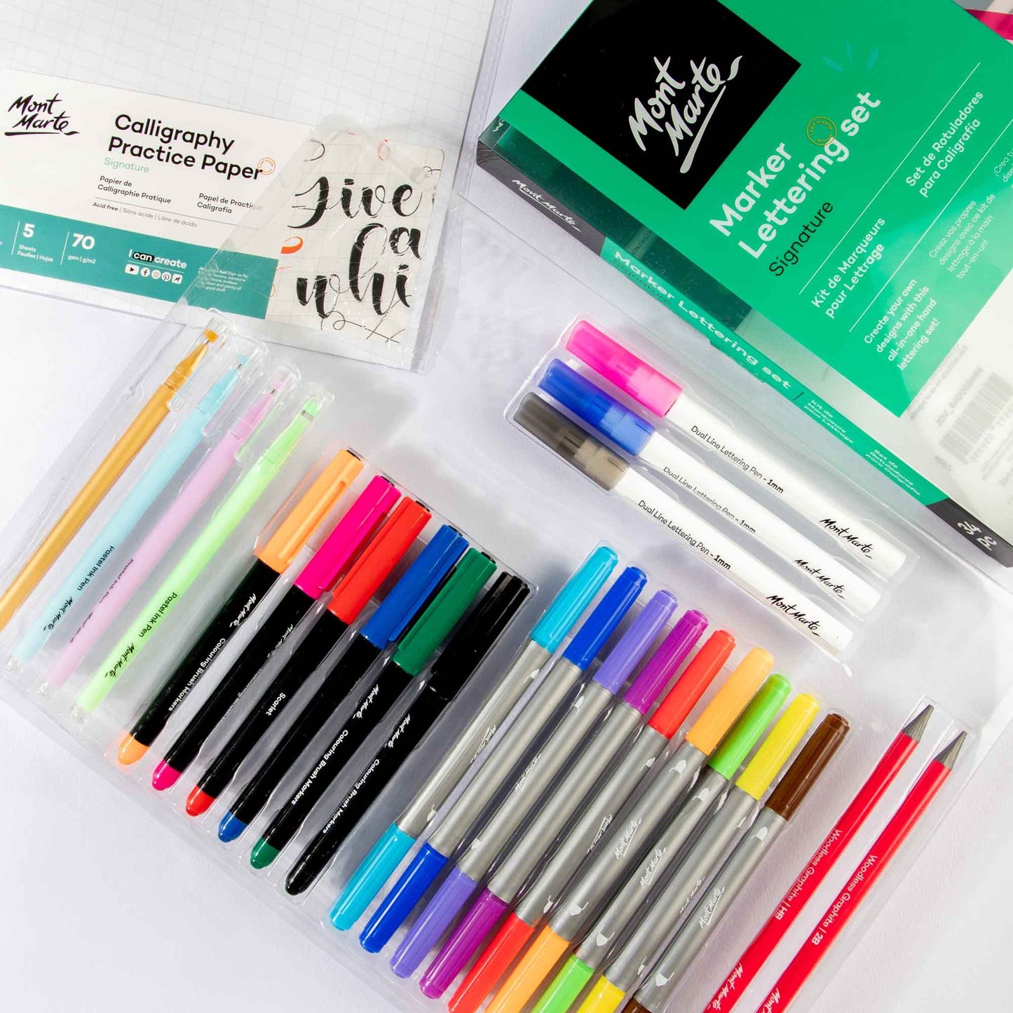 Mont Marte 34 pc Marker Lettering Set
