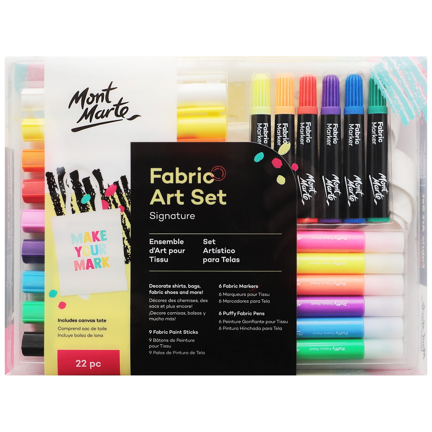 Mont Marte Signature Fabric Art 22pc Set