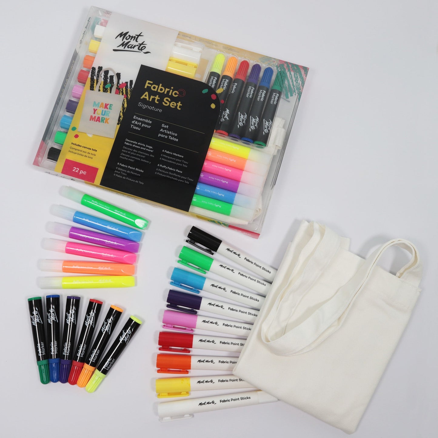 Mont Marte Signature Fabric Art 22pc Set