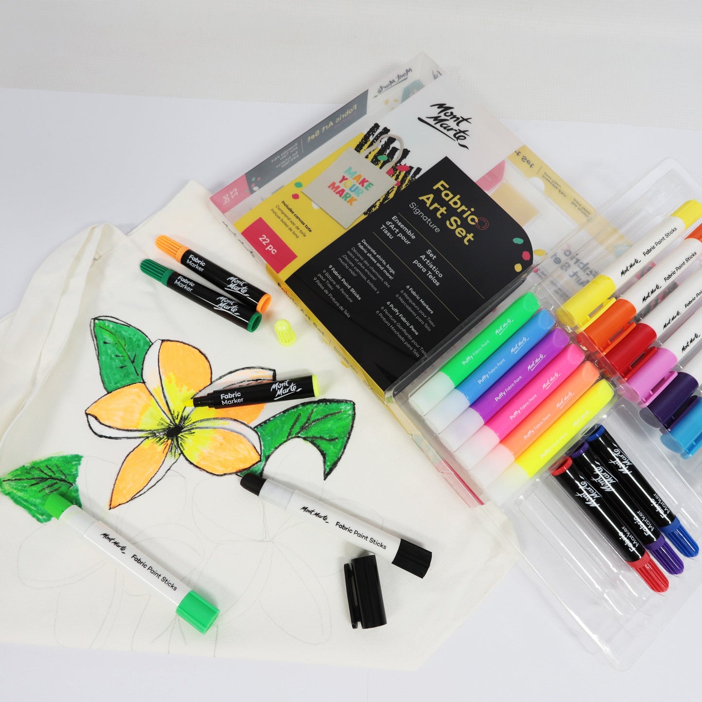 Mont Marte Signature Fabric Art 22pc Set