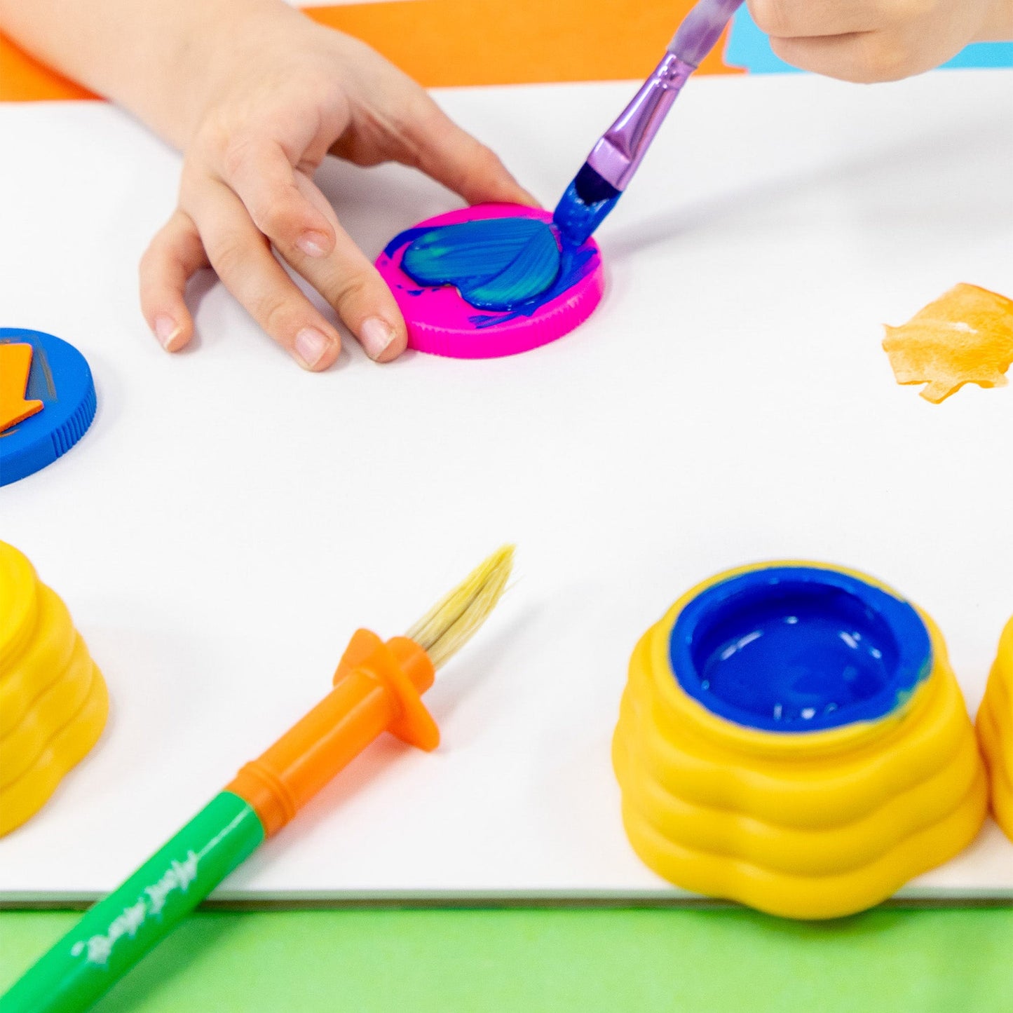 Mont Marte Kids - Colour Finger Paints with Stamp