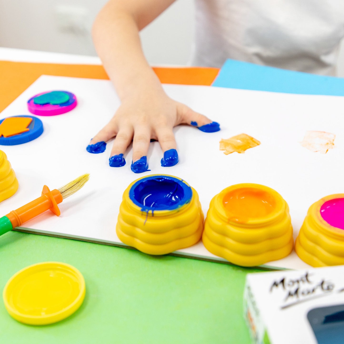 Mont Marte Kids - Colour Finger Paints with Stamp