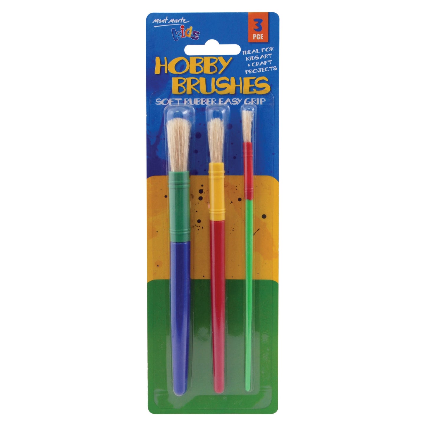 Mont Marte Kids - Hobby Brushes 3pc