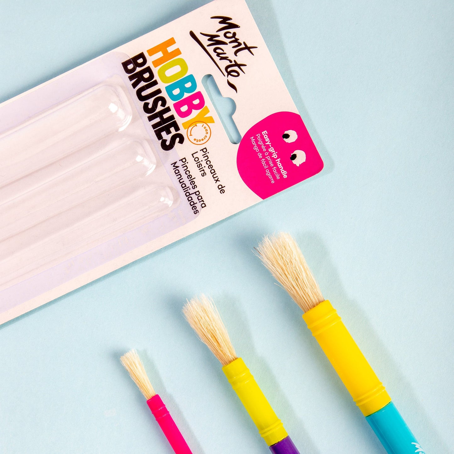 Mont Marte Kids - Hobby Brushes 3pc