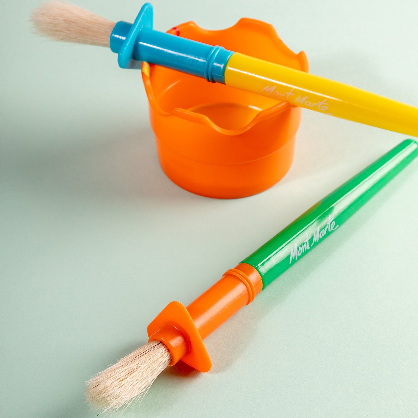 Mont Marte Kids - Hobby Brushes with Rest Pk2